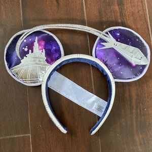 Mickey Mouse main attraction Space Mountain ears